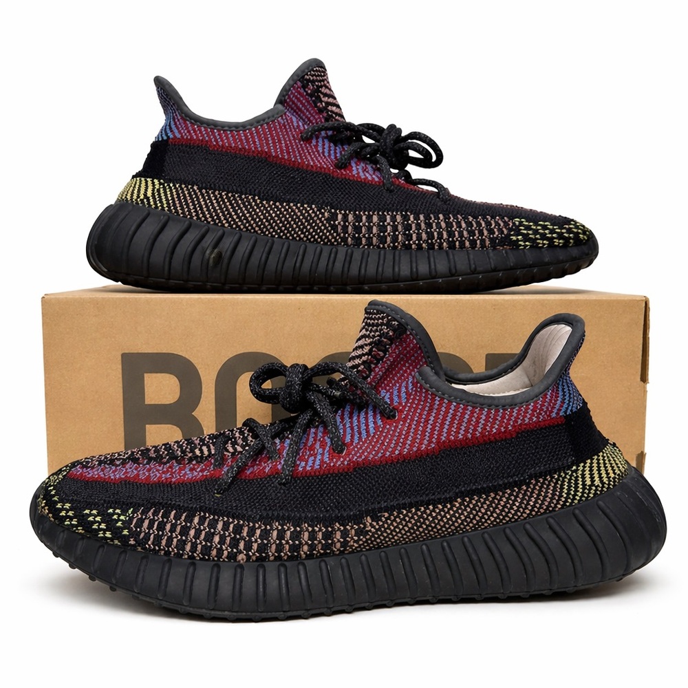 Adidas Yeezy Boost 350 V2 Yecheil Non-Reflective FW5190 Men's Size 5.5 Good